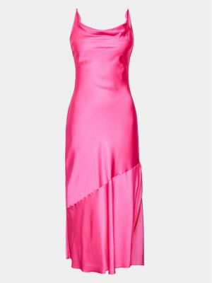 Коктейлна рокля Fracomina розово
