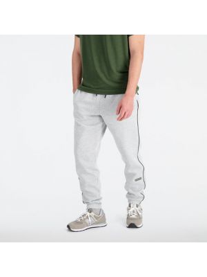 Pantalon en coton New Balance gris
