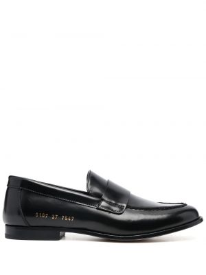 Skinn loafers Common Projects svart