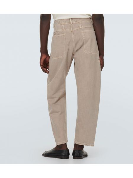 Pantalon slim en coton Lemaire