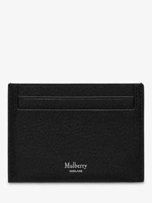 Классическая кожаная мини сумочка Mulberry черная