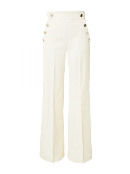 Marella Pantaloni cu dungă 'HIMARE'  alb
