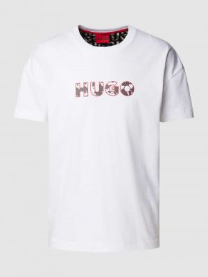 Koszulka z nadrukiem Hugo biała
