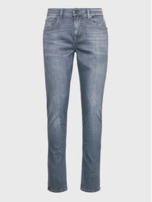 Jeans skinny slim 7 For All Mankind gris