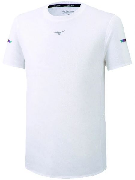 Žakárové tričko Mizuno bílé