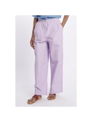 Pantalones rectos Bellerose violeta