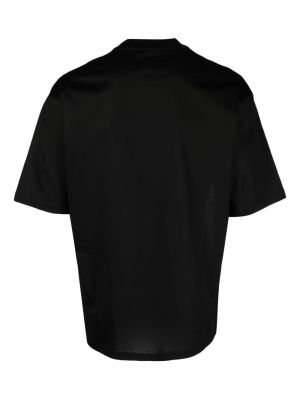 T-krekls ar apaļu kakla izgriezumu Low Brand melns