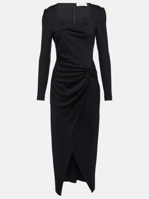 Платье миди из джерси Diane Von Furstenberg Черное