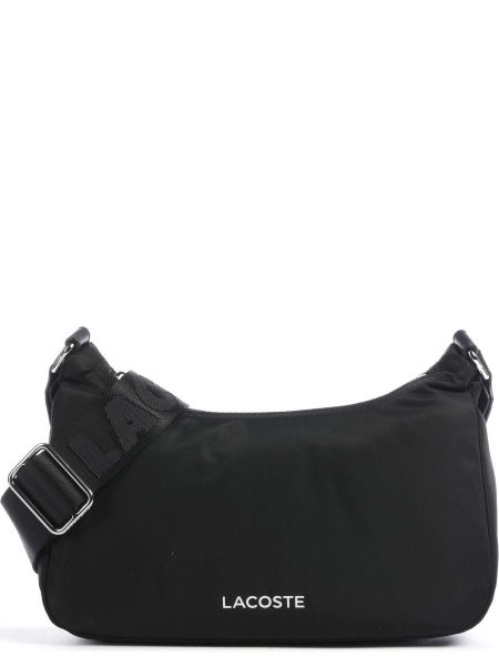 Нейлоновая сумка через плечо Lacoste черная