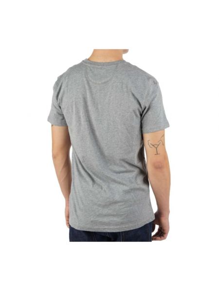 Camiseta con bordado La Martina gris