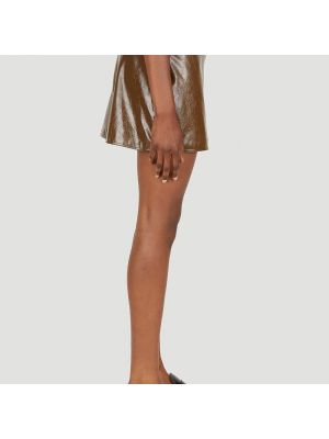 Mini falda Ganni marrón
