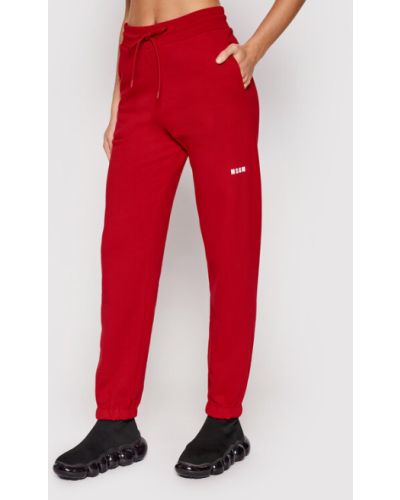 Červené teplákové kalhoty Msgm