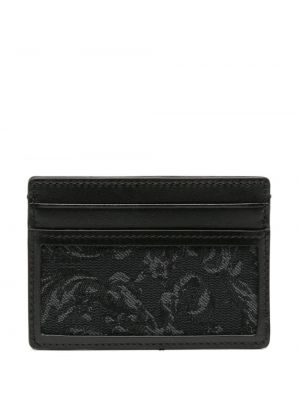Žakárová kožená peňaženka Versace