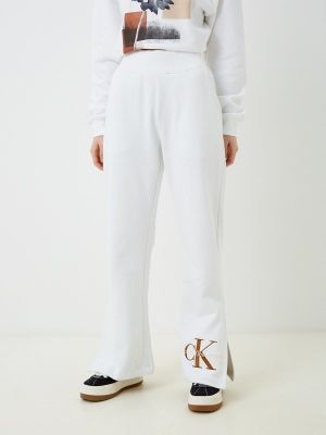Белые спортивные штаны Calvin Klein Jeans