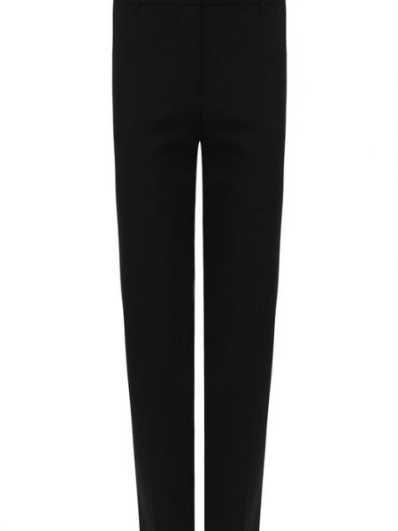 Шерстяные брюки Dolce & Gabbana черные