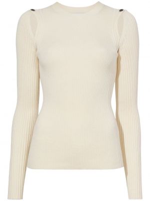 Пуловер с копчета Proenza Schouler White Label бяло