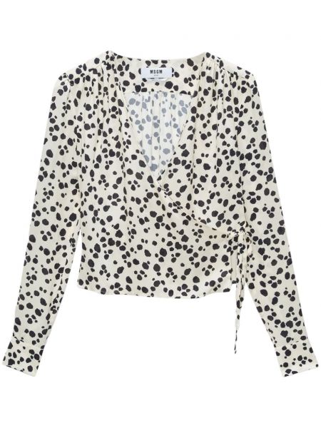 V-hals bluse Msgm