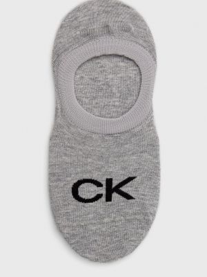 Чорапи Calvin Klein сиво