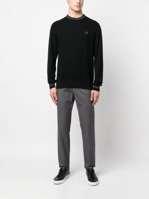 Strick pullover Fred Perry schwarz