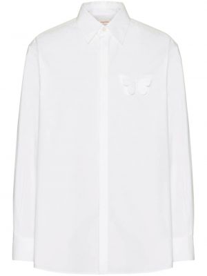 Bavlnená košeľa Valentino Garavani biela