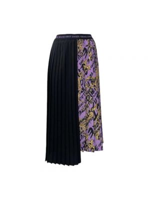 Asymmetrischer jeansrock Versace Jeans Couture lila