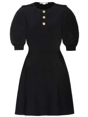 Mini robe en tricot Stella Mccartney noir