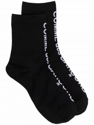Чорапи с принт Comme Des Garçons черно