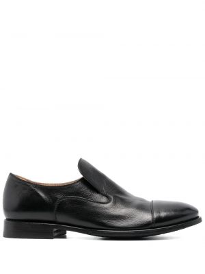 Pantofi loafer din piele asimetrice Alberto Fasciani negru