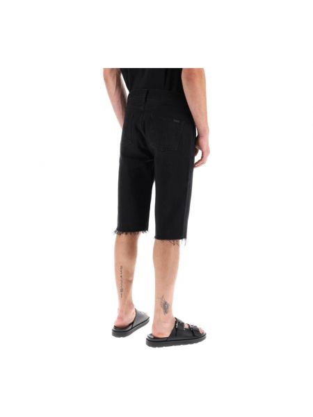 Pantalones cortos vaqueros Saint Laurent negro
