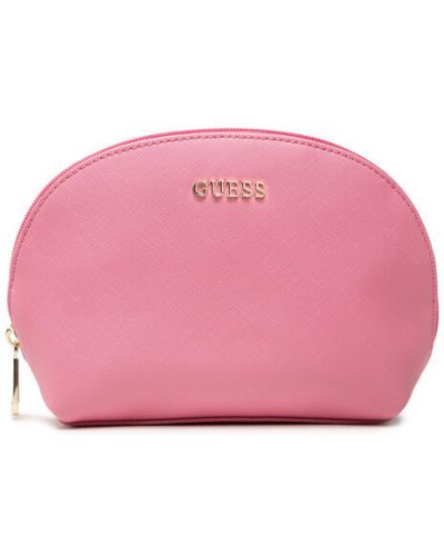 Kozmetická taška Guess ružová