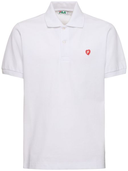 Klassisk poloshirt Fila + hvid