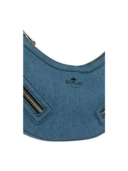 Bolsa de hombro Replay azul