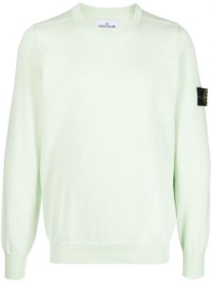 Sweatshirt mit rundhalsausschnitt mit print Stone Island grün
