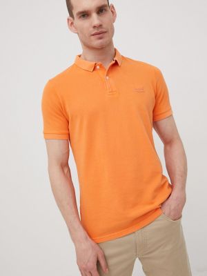 Polo majica Superdry oranžna