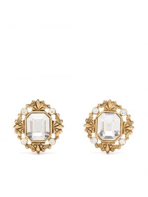 Kolczyki z kryształkami Givenchy Pre-owned złote