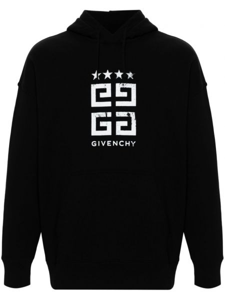 Pamučna hoodie s kapuljačom s printom Givenchy