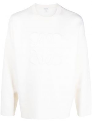 Vlněný svetr Loewe bílý