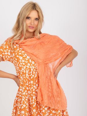 Viskózový šál Fashionhunters oranžová