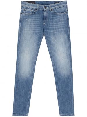 Skinny fit džínsy s nízkym pásom Dondup modrá