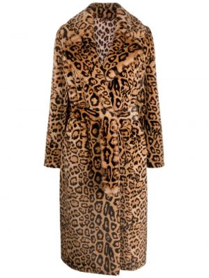 Kožuch s potlačou s leopardím vzorom Philipp Plein