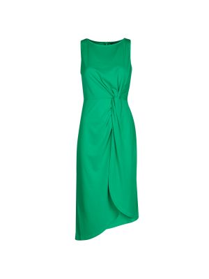 Mini šaty bez rukávů Lauren Ralph Lauren zelené