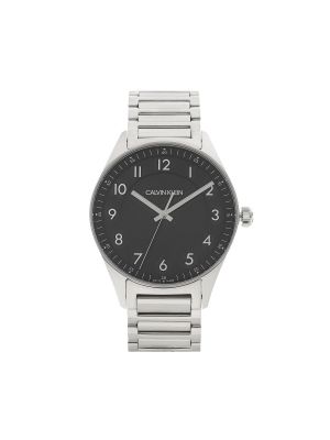 Срібний годинник Calvin Klein