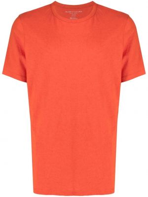 Тениска с кръгло деколте Majestic Filatures оранжево