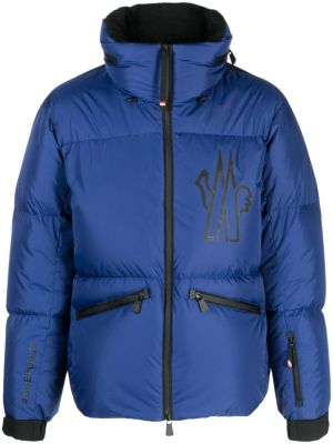 Dūnu jaka ar kapuci ar apdruku Moncler Grenoble