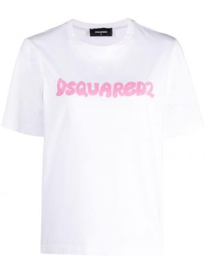 Bavlněné tričko s potiskem Dsquared2