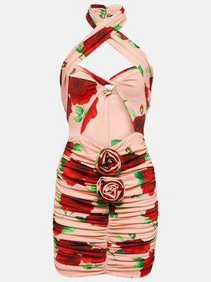 Květinové šaty Magda Butrym růžové