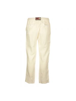 Pantalones rectos Mc2 Saint Barth blanco