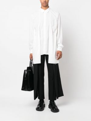 Drapiruota marškiniai Comme Des Garçons Homme Plus balta