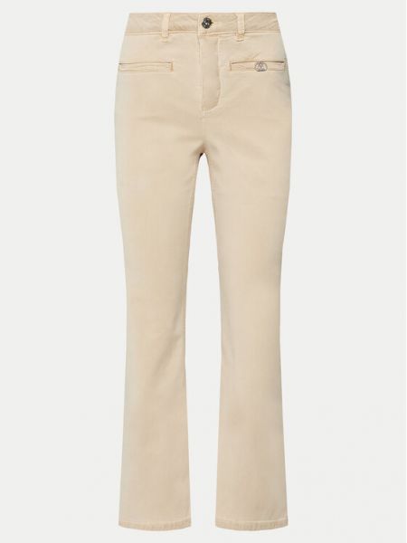 Priliehavé džínsy s rovným strihom Marc Aurel béžová