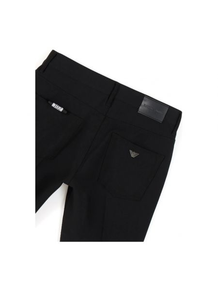 Spodnie slim fit Emporio Armani czarne
